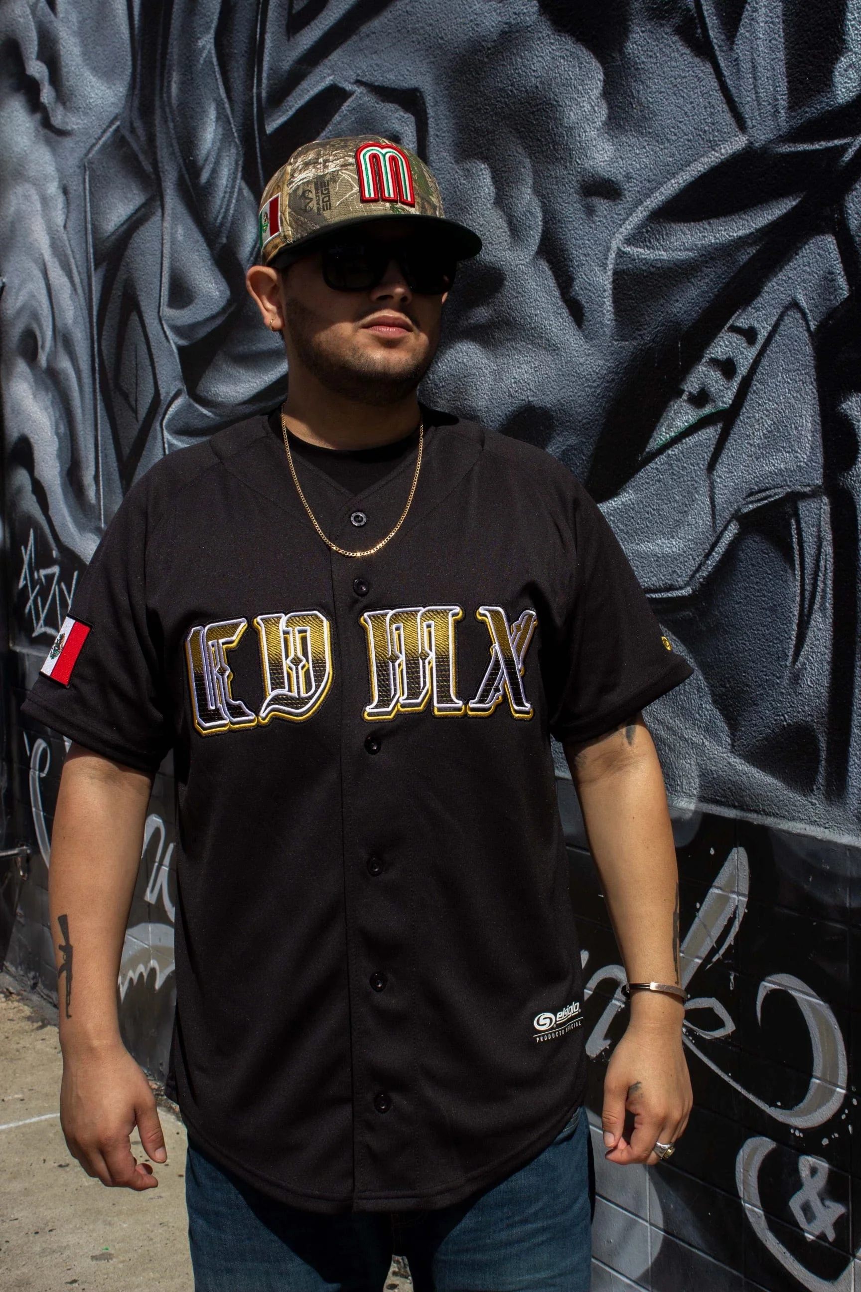 2024 MENS CDMX BLACK & GOLD Jersey - Image 3