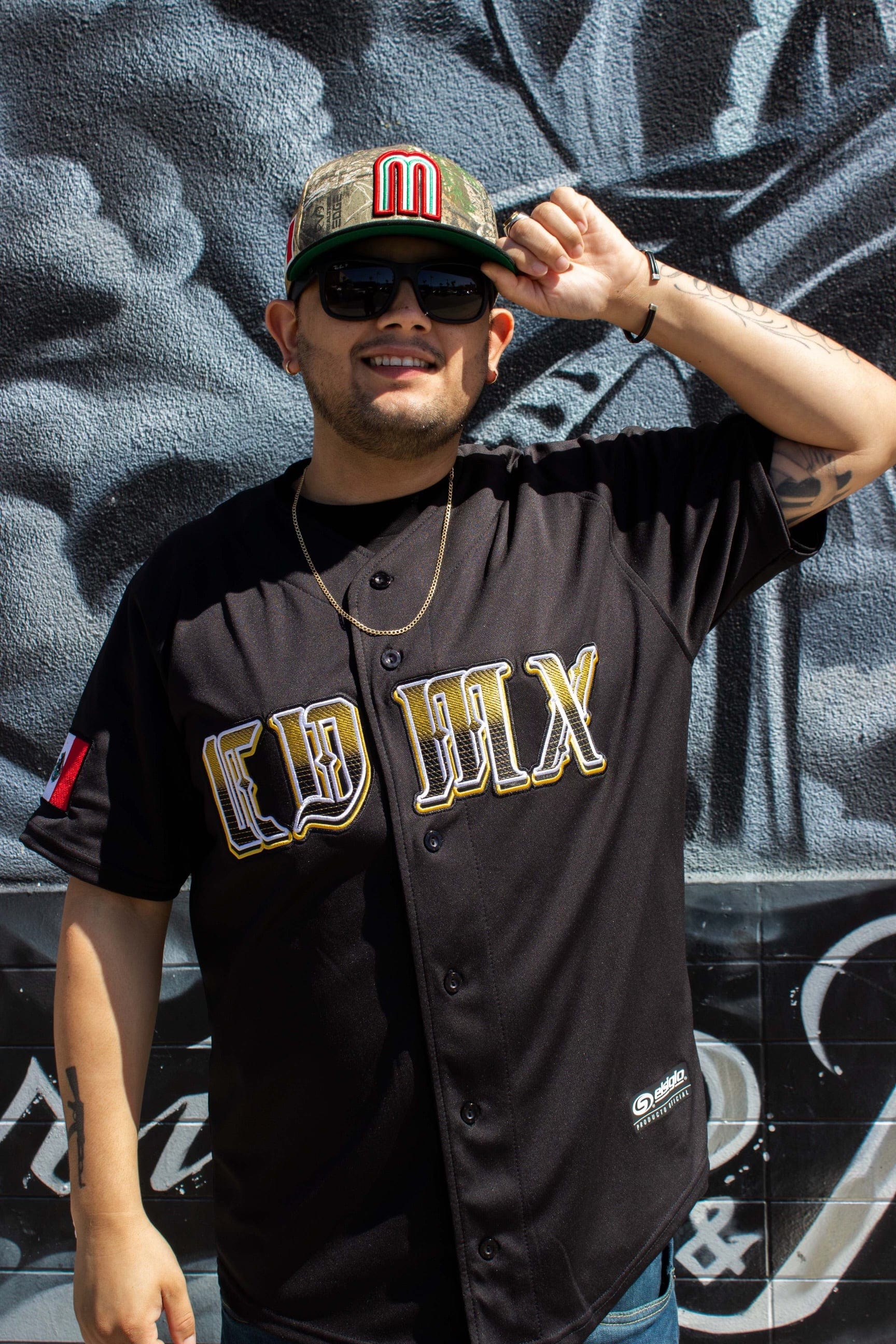 2024 MENS CDMX BLACK & GOLD Jersey - Image 4