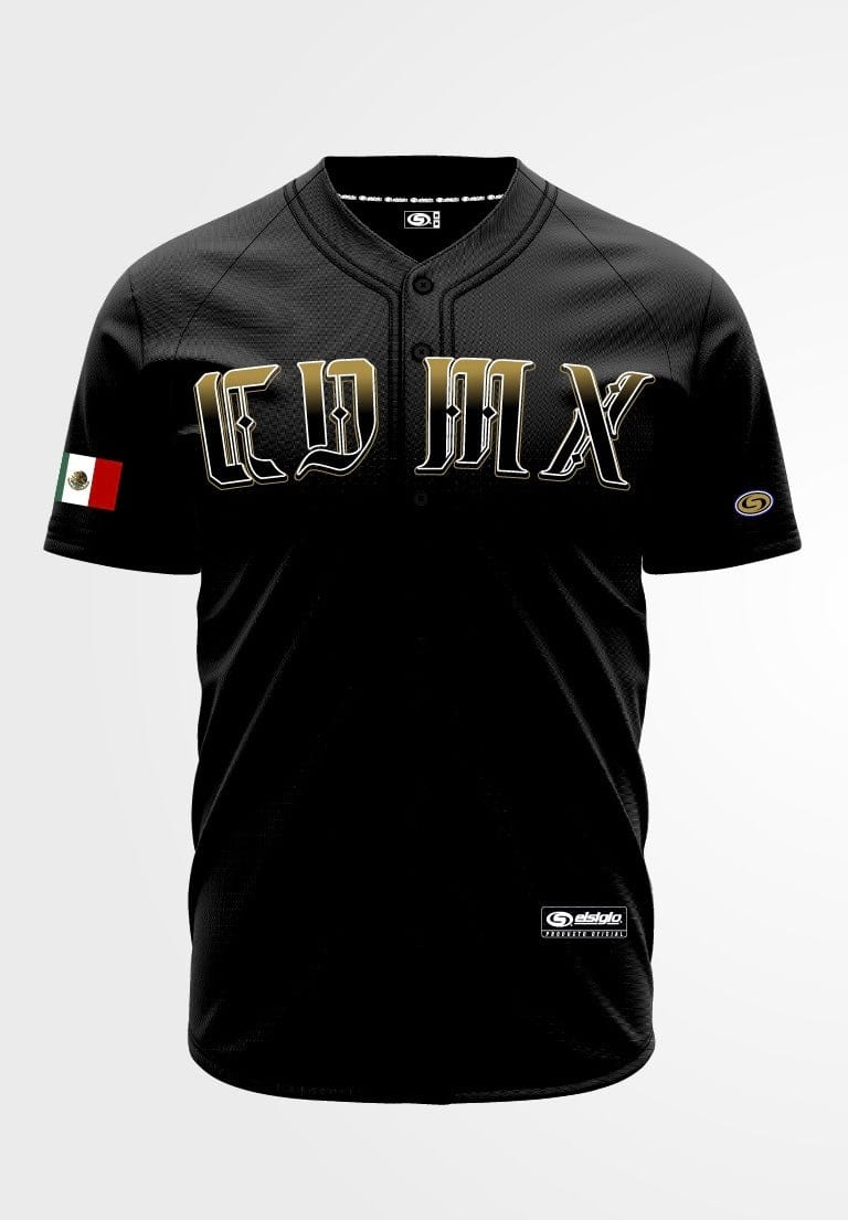 2024 MENS CDMX BLACK & GOLD Jersey - Image 6