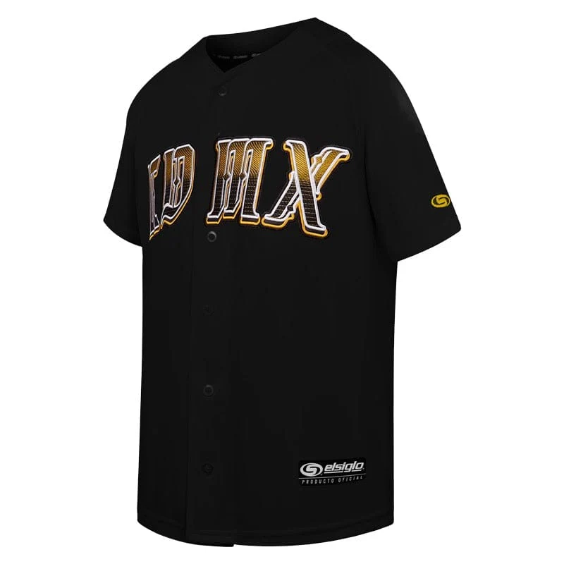 2024 MENS CDMX BLACK & GOLD Jersey - Image 8