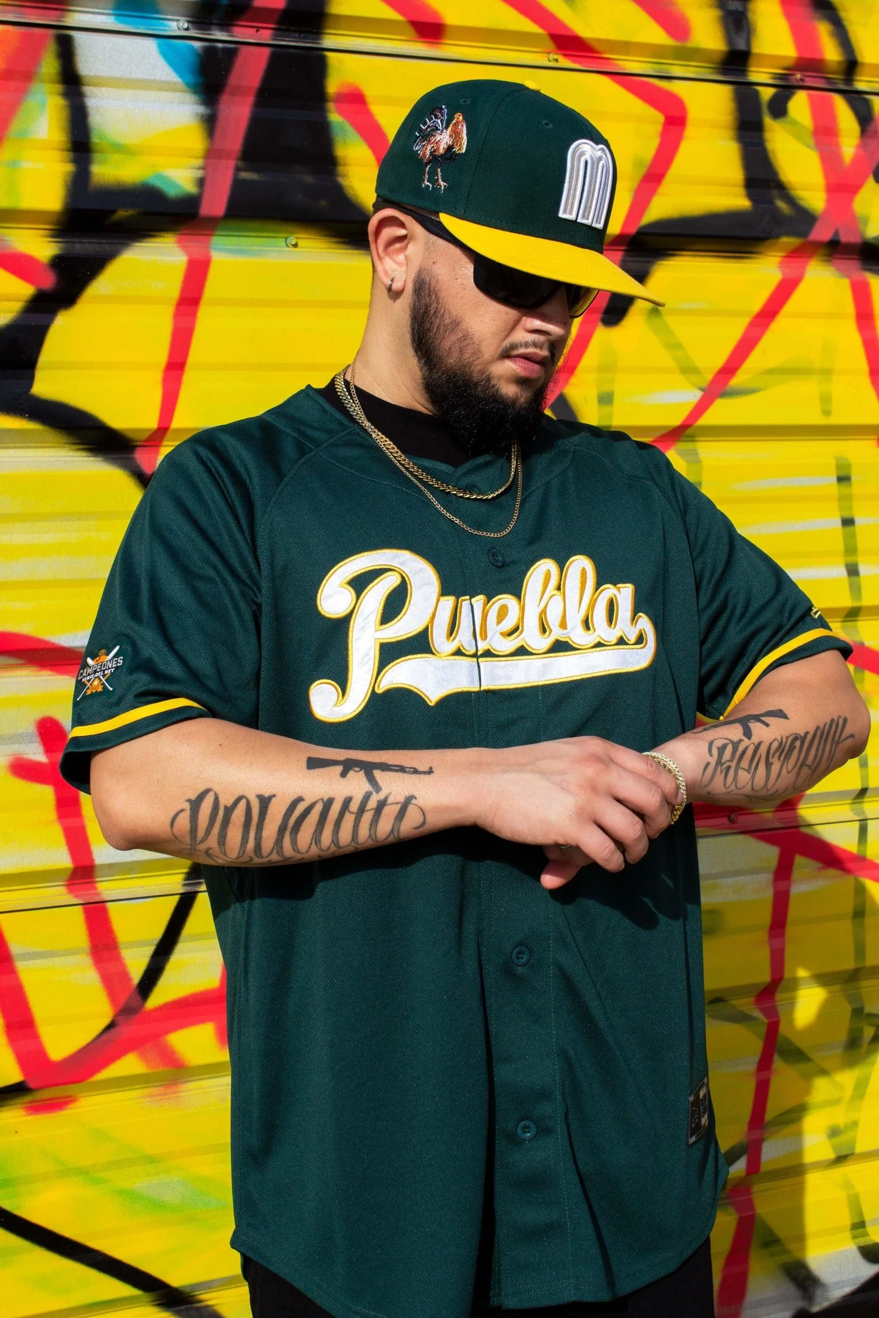 Authentic Green Pericos de puebla Jersey