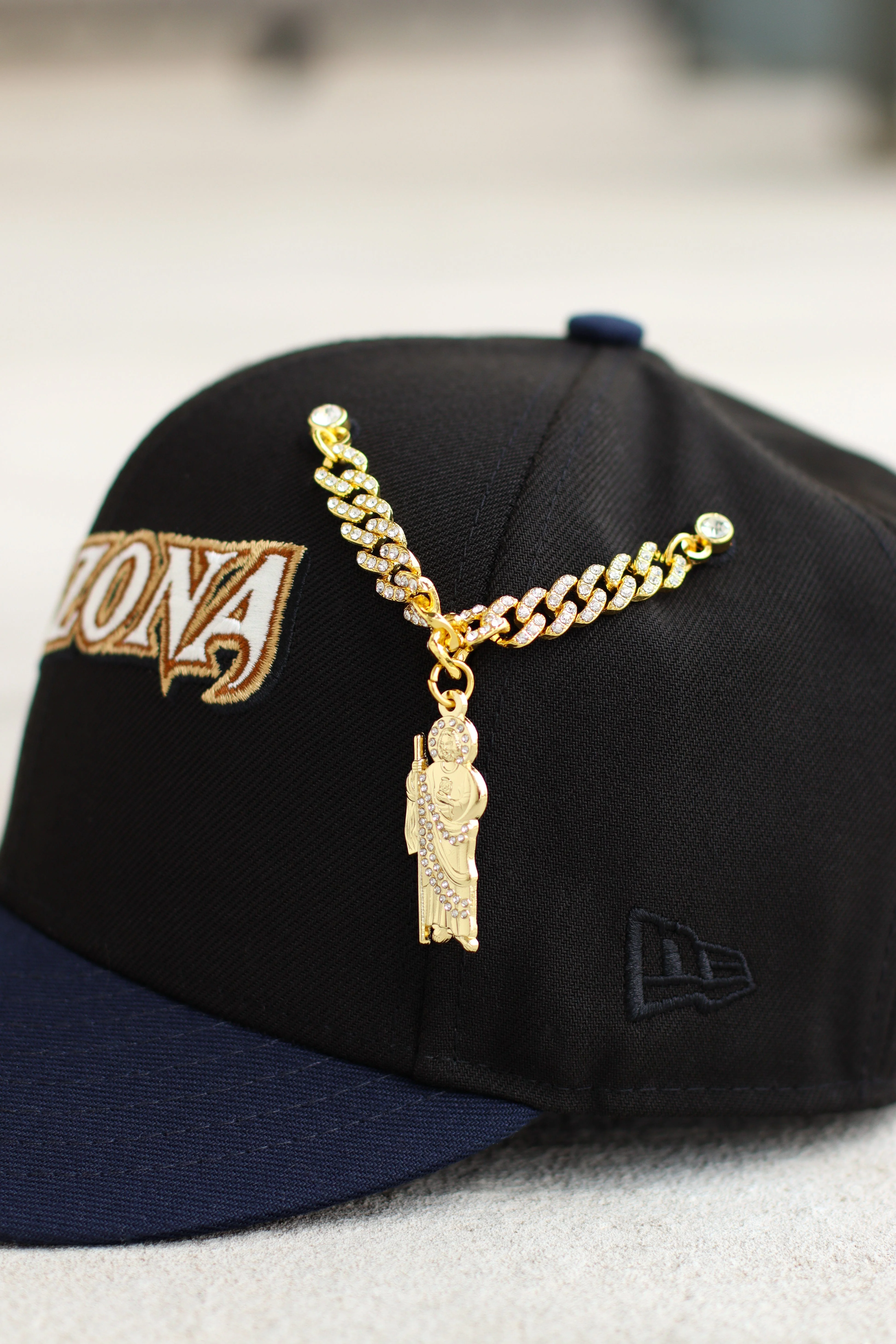 Big chain San Judas pin