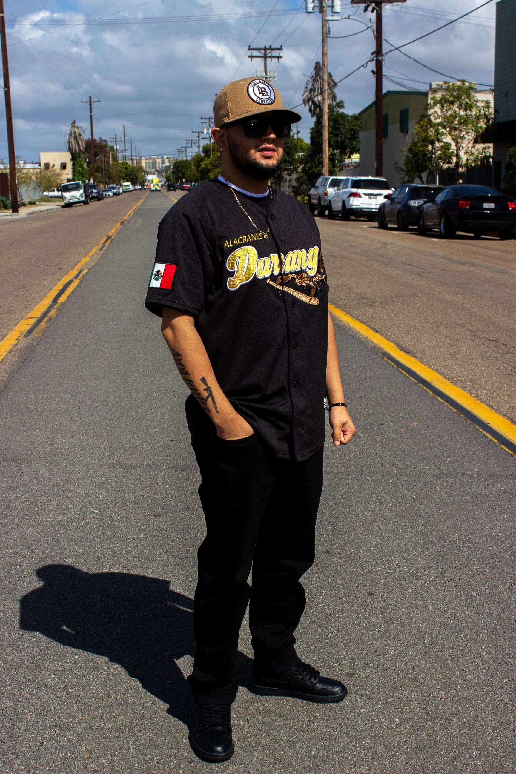 (BLACK) LOS Alacranes De Durango Jersey - Image 5