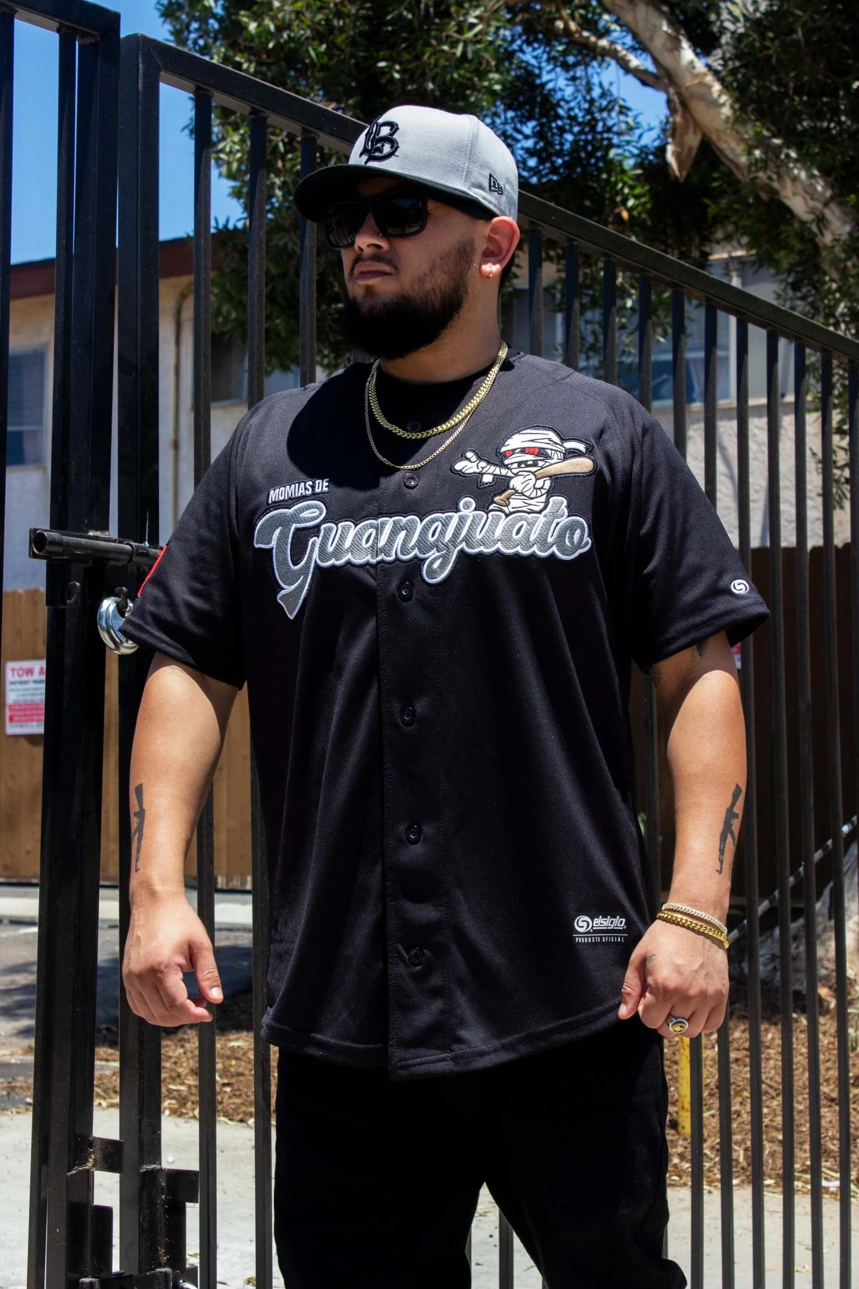 Black Momias de (GUANAJUATO)Jersey - Image 4