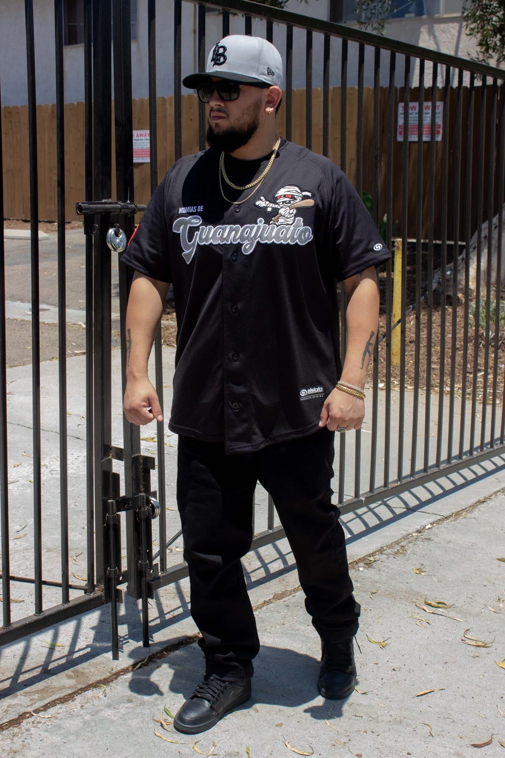 Black Momias de (GUANAJUATO)Jersey - Image 6
