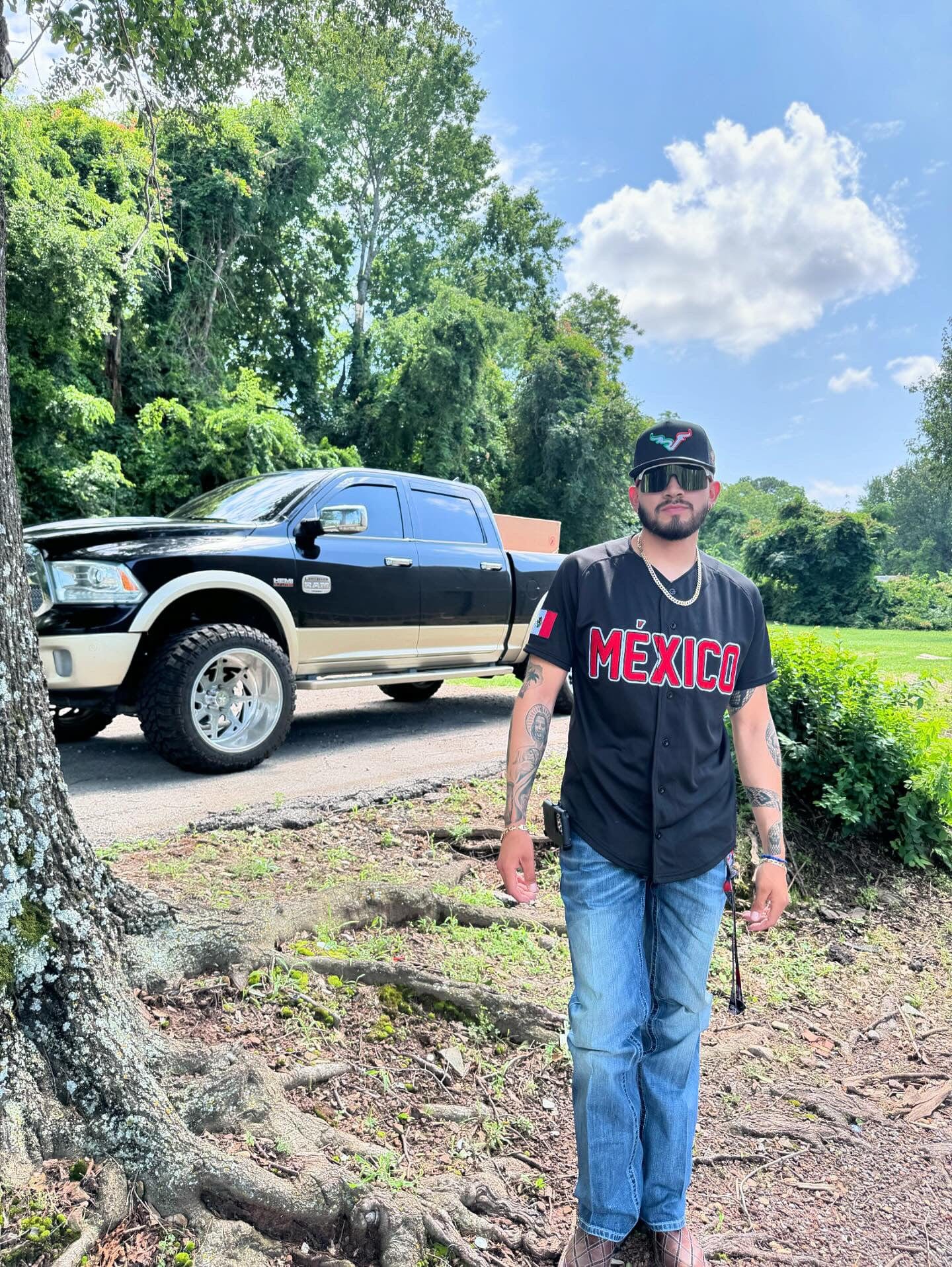 Pre order shipping out 06/30/26 (Black) (RED LETTERS) mexico Jersey - Image 4