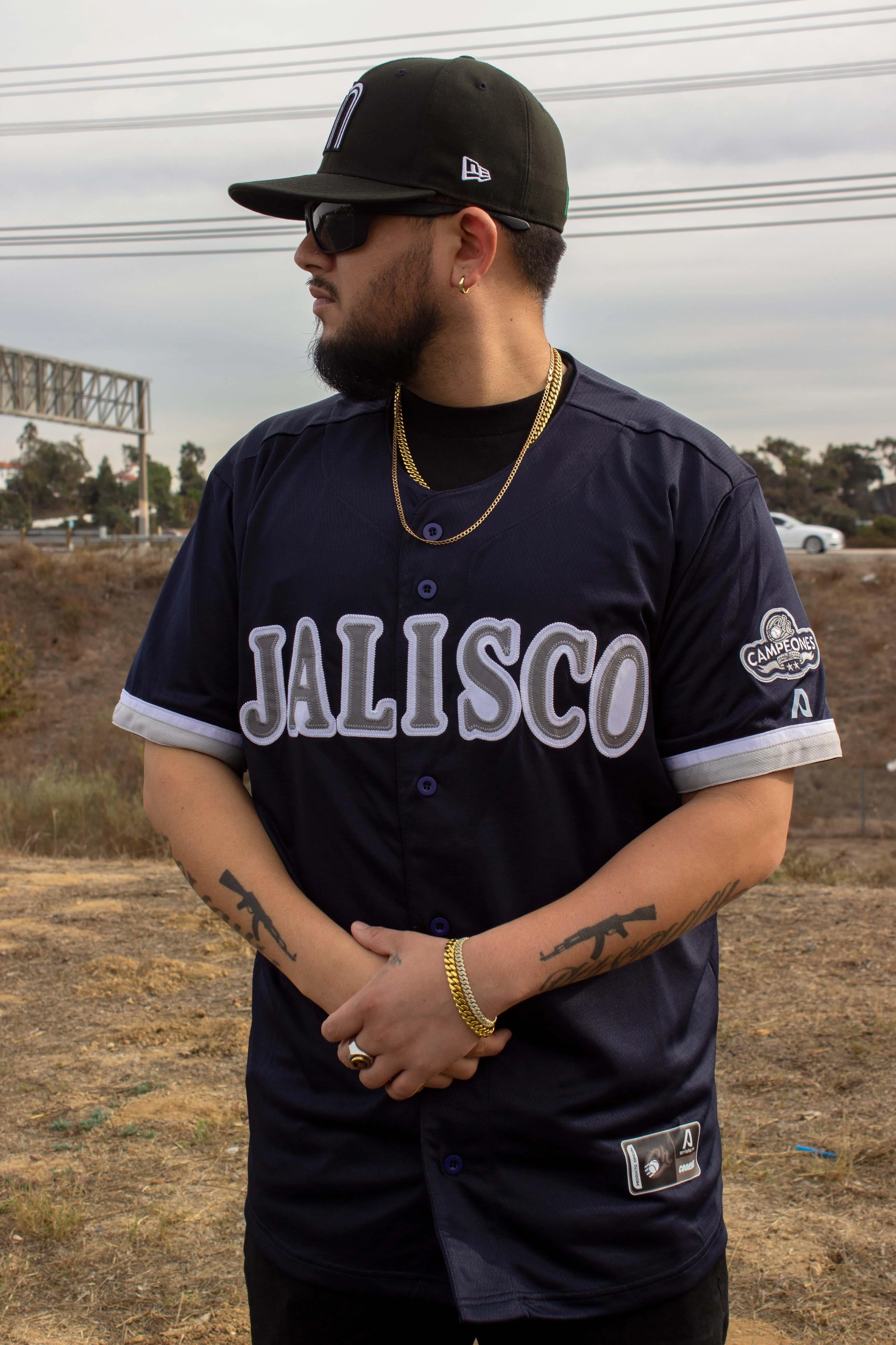 Pre order shipping 06/30/26 Charros de Jalisco navy blue “JALISCO” - Image 3