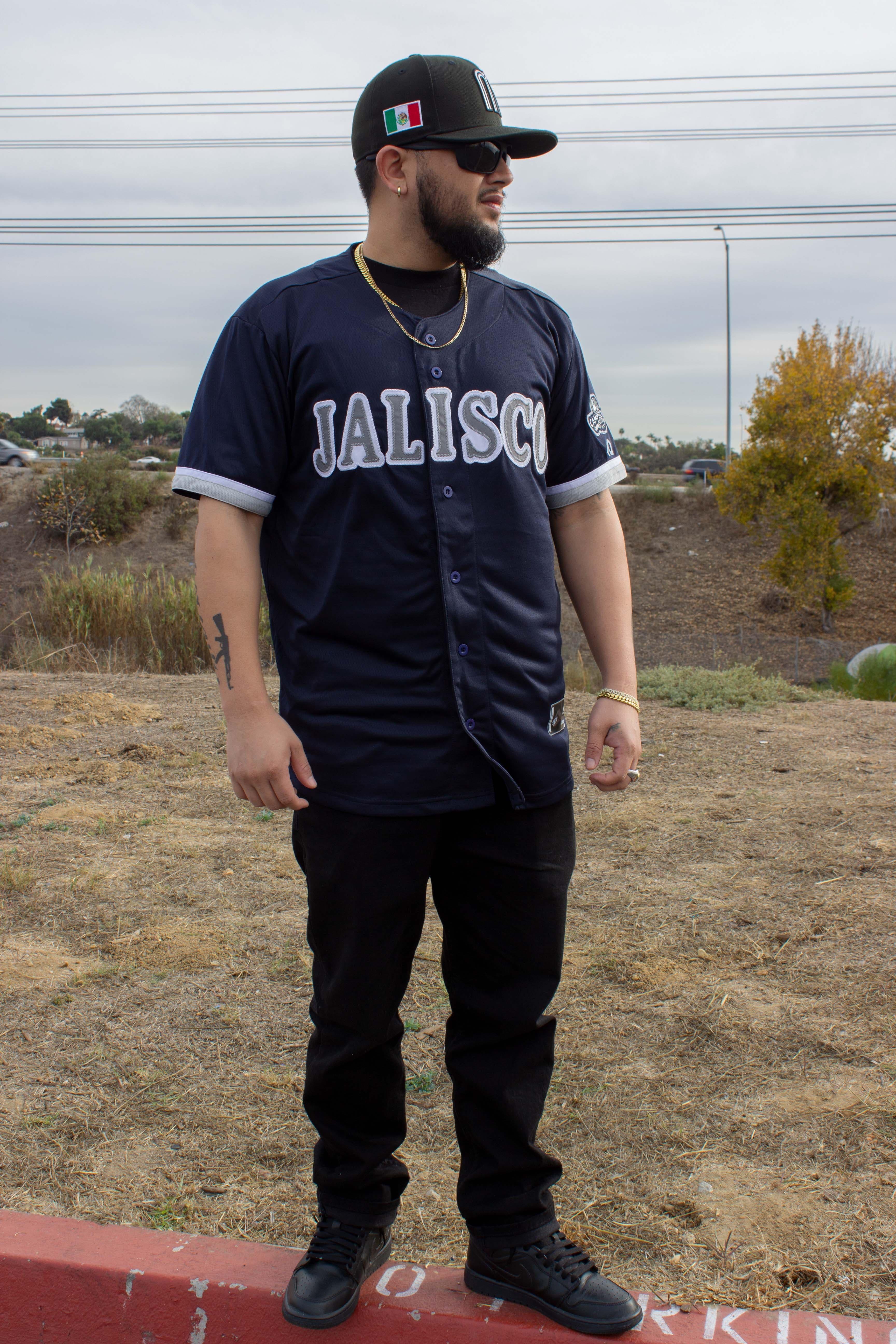Pre order shipping 06/30/26 Charros de Jalisco navy blue “JALISCO” - Image 4