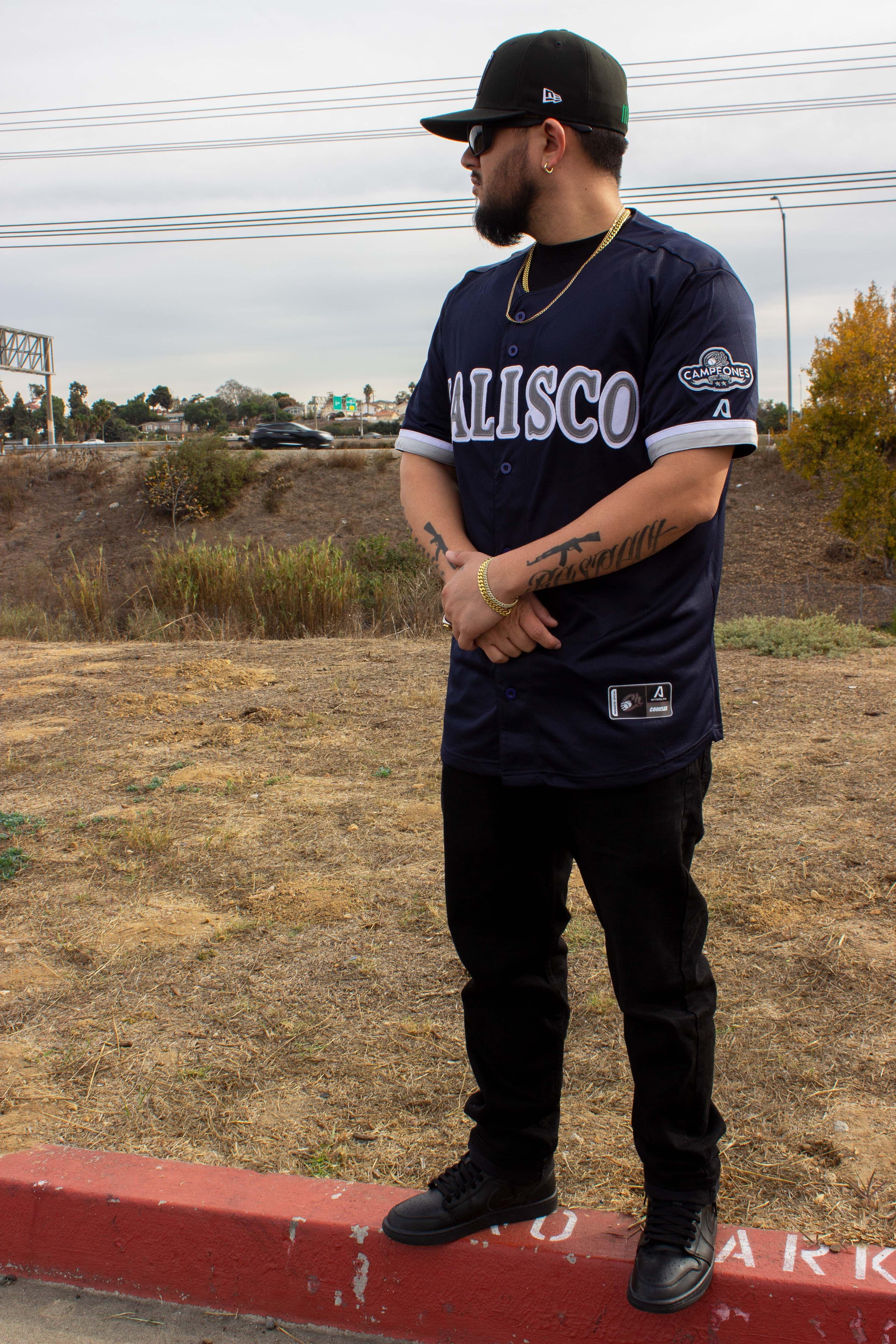 Pre order shipping 06/30/26 Charros de Jalisco navy blue “JALISCO” - Image 5