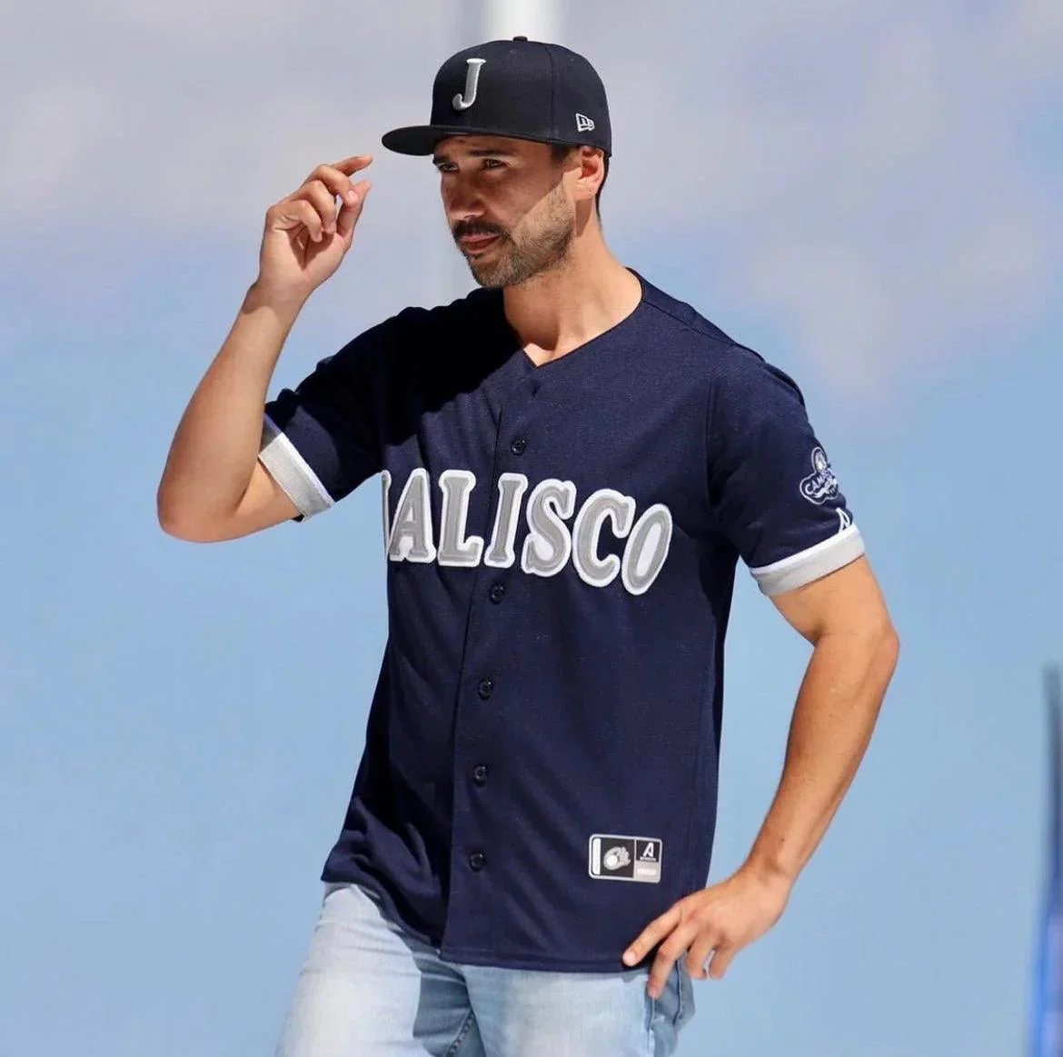 Pre order shipping 06/30/26 Charros de Jalisco navy blue “JALISCO” - Image 7