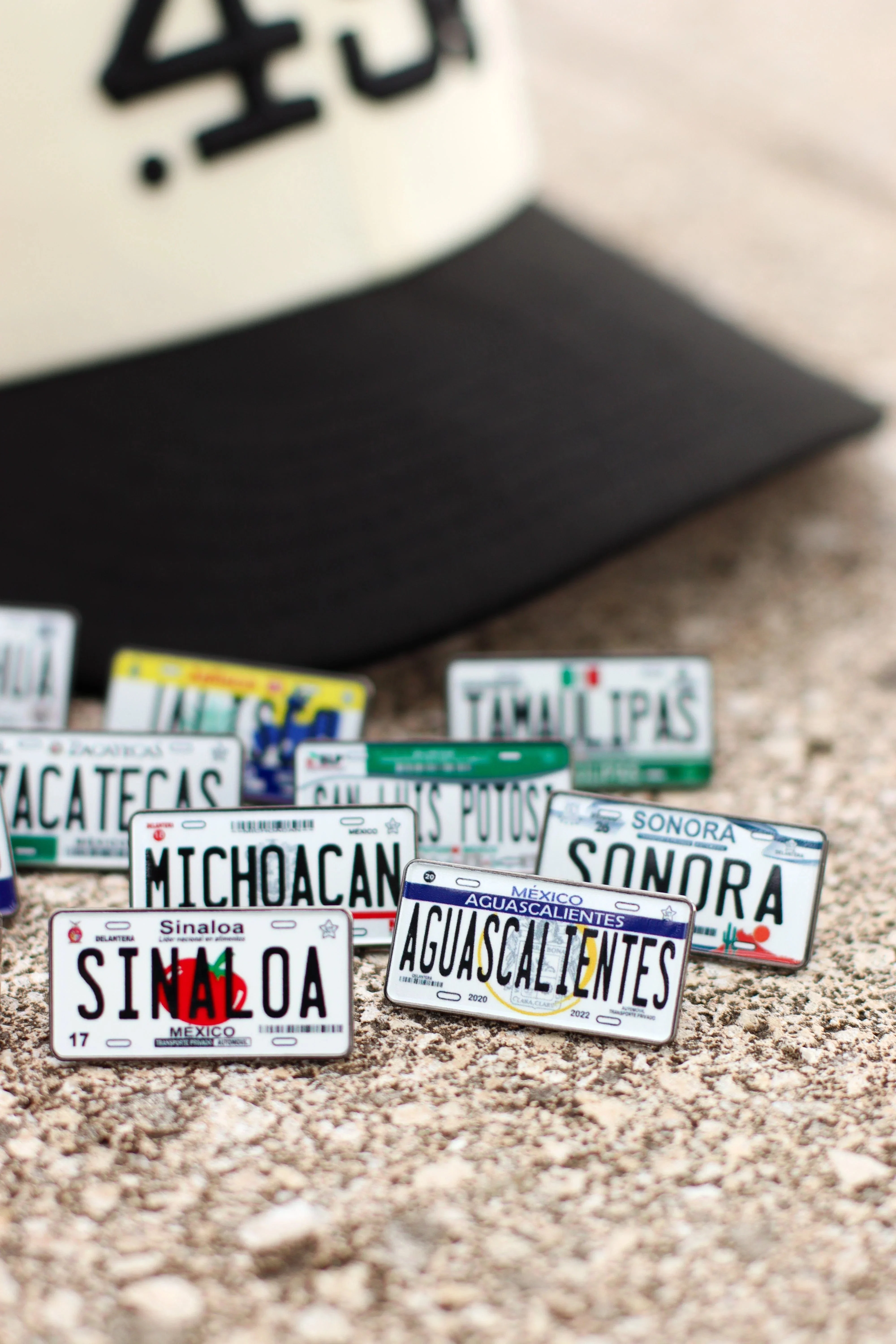 Colored Mexico License Plate Pins - Image 3