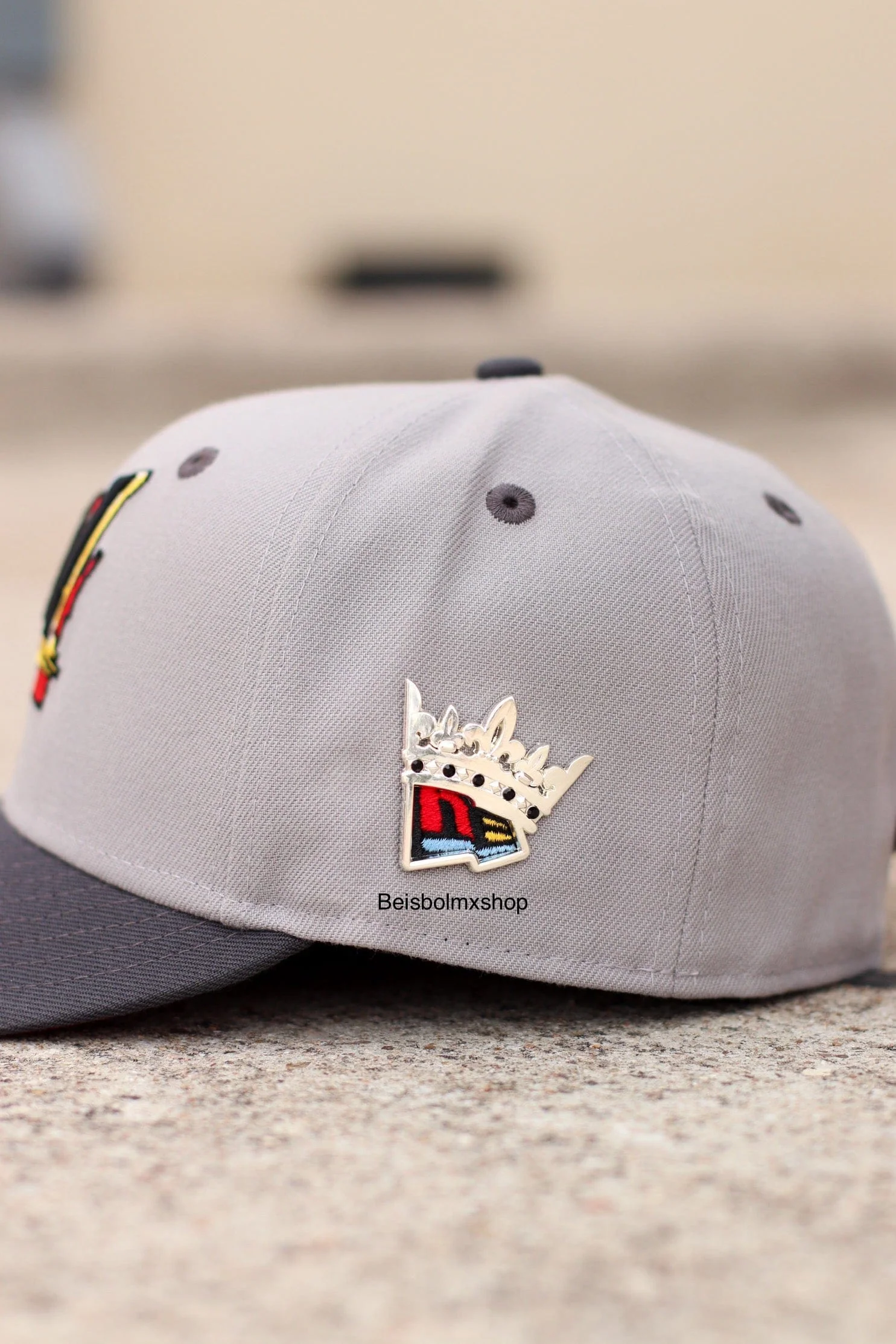 Silver crown NE pin