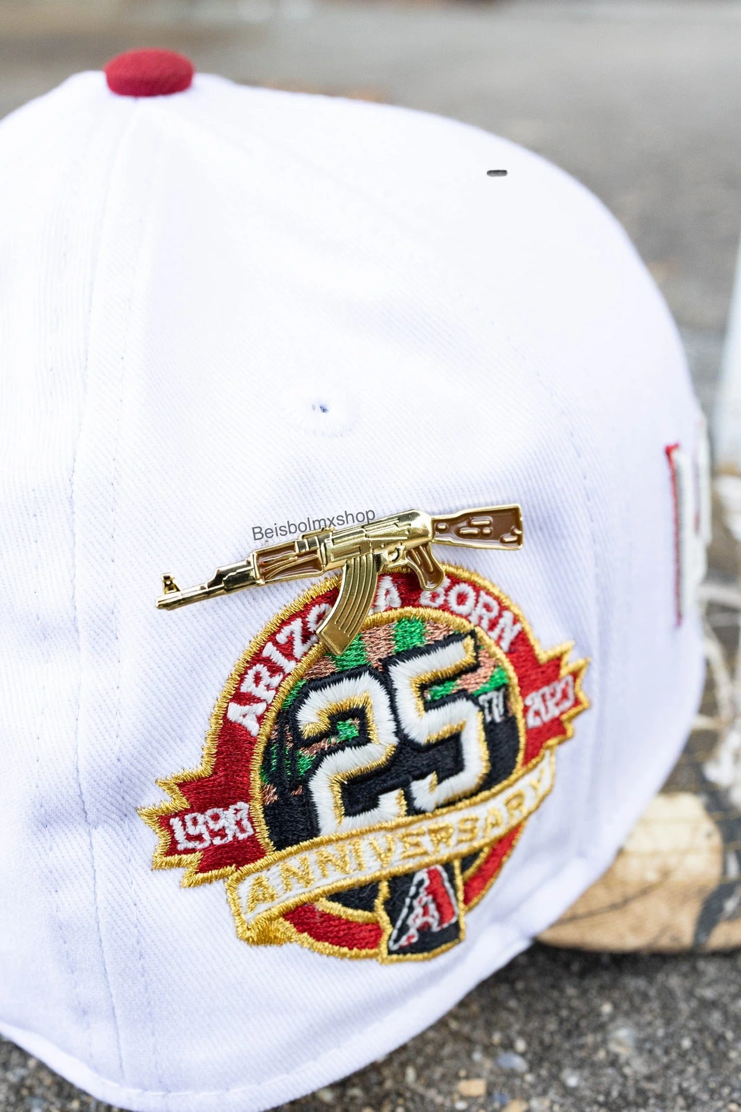 Gold Ak 47 BMX pin - Image 3