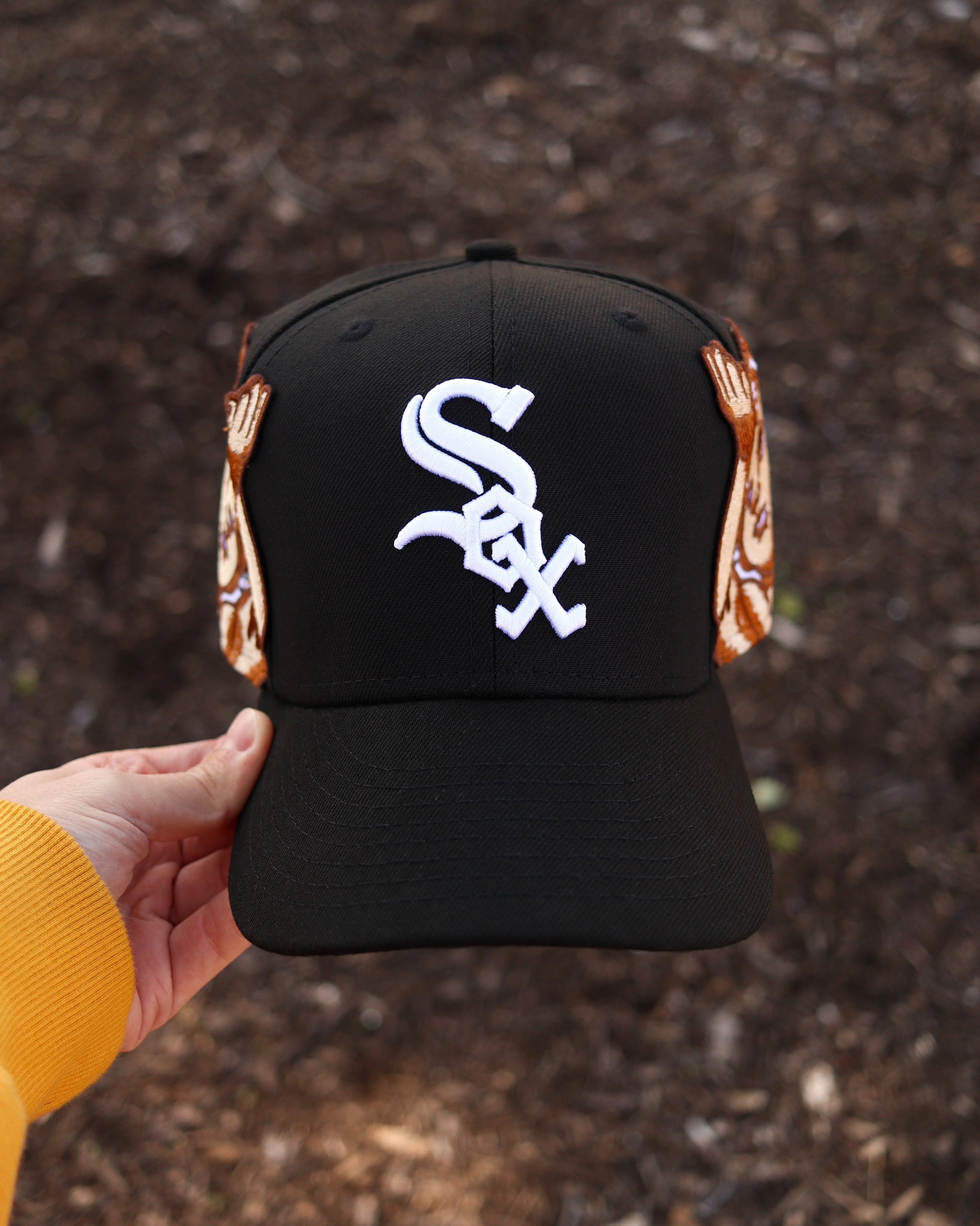 Jon Stan fitted white Sox
