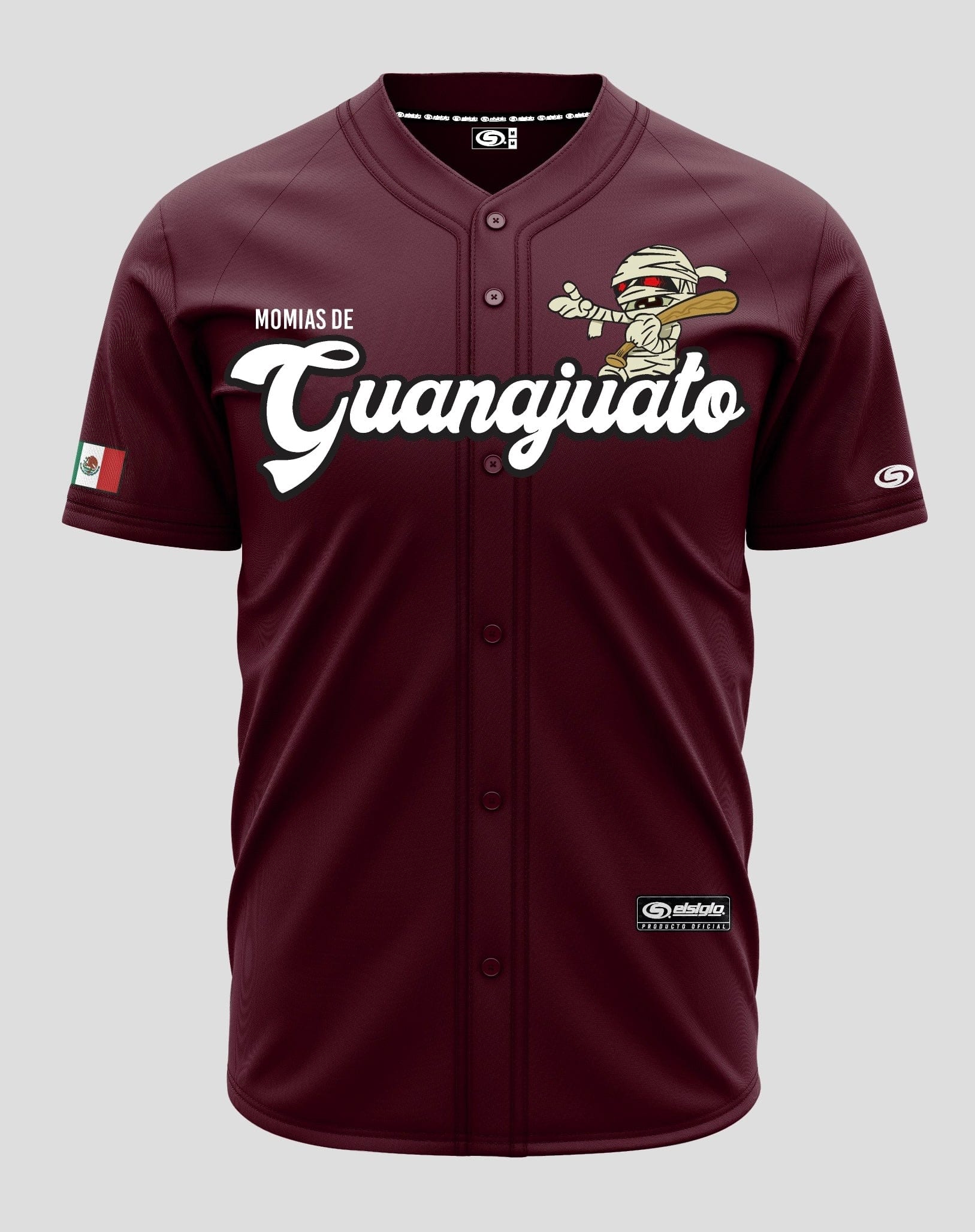 (MAROON) GUANAJUATO momias jersey