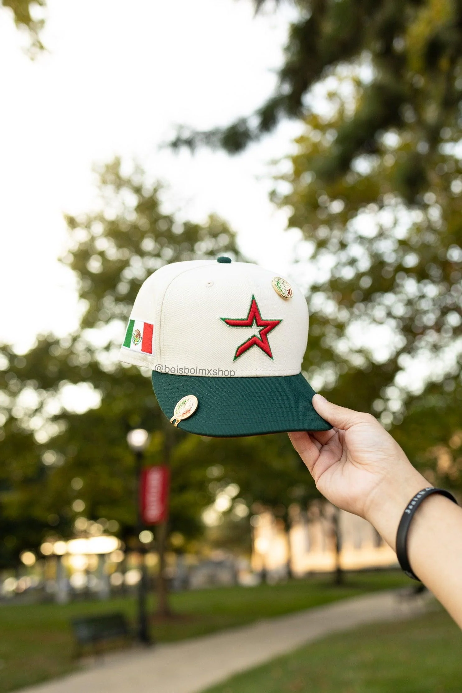 Mexico flag Houston astros new era fitted - Image 8