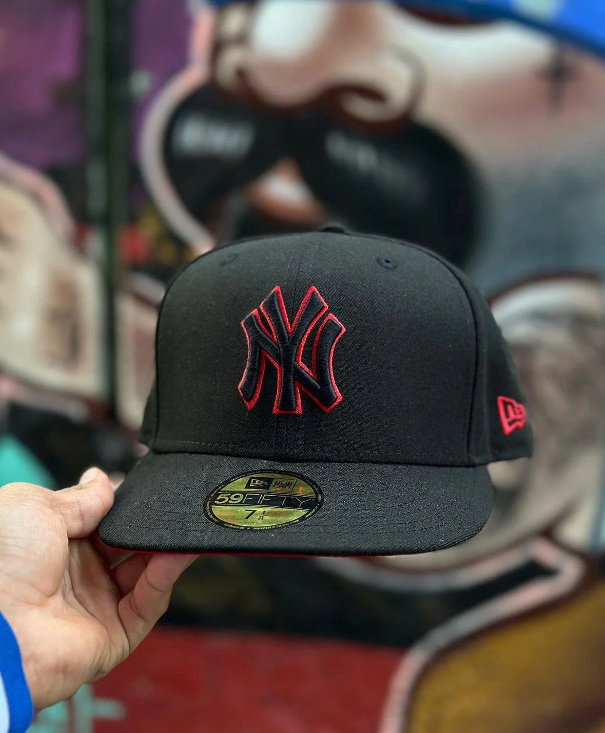 Red 1999 Patch black/red yankees - Image 2