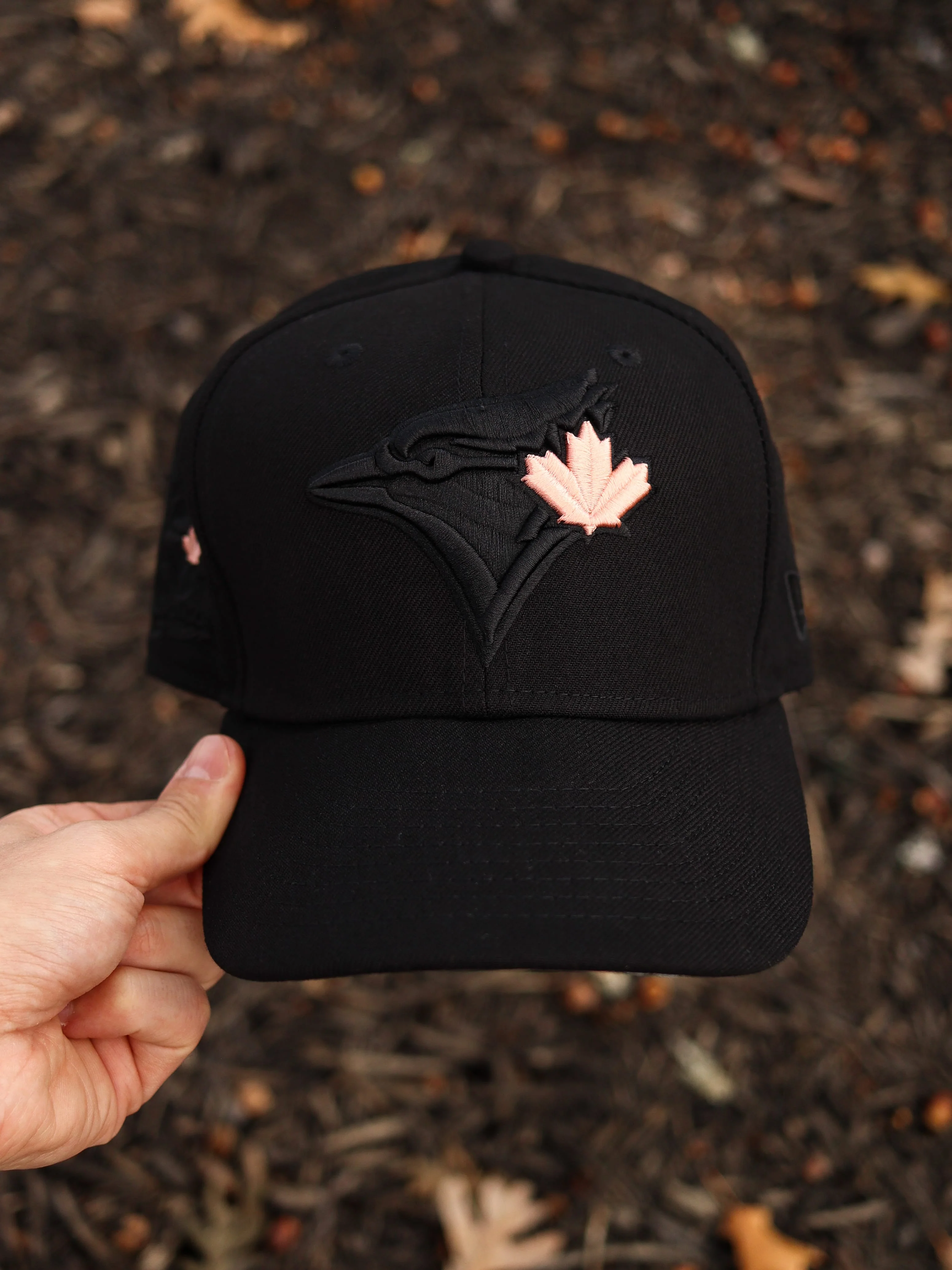 Blue jays black/rose gold