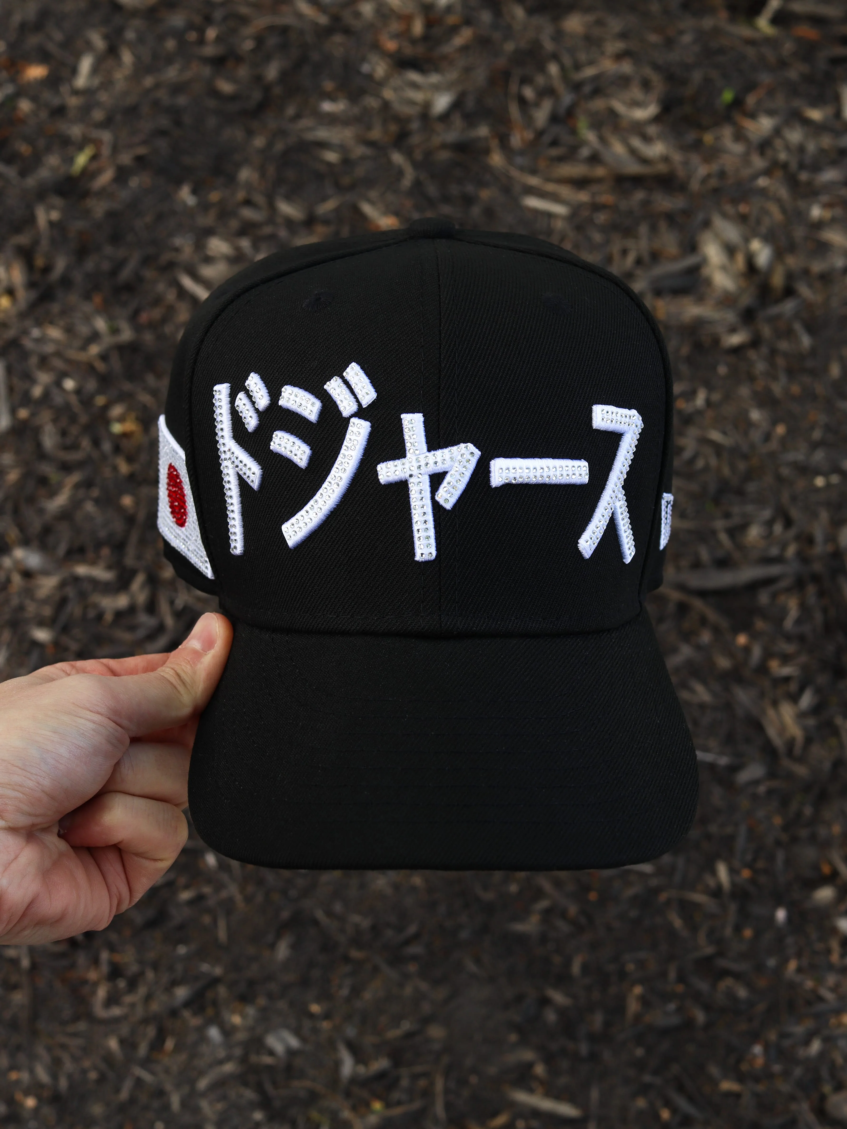 Rhinestones (Black) kanji dodgers - Image 2