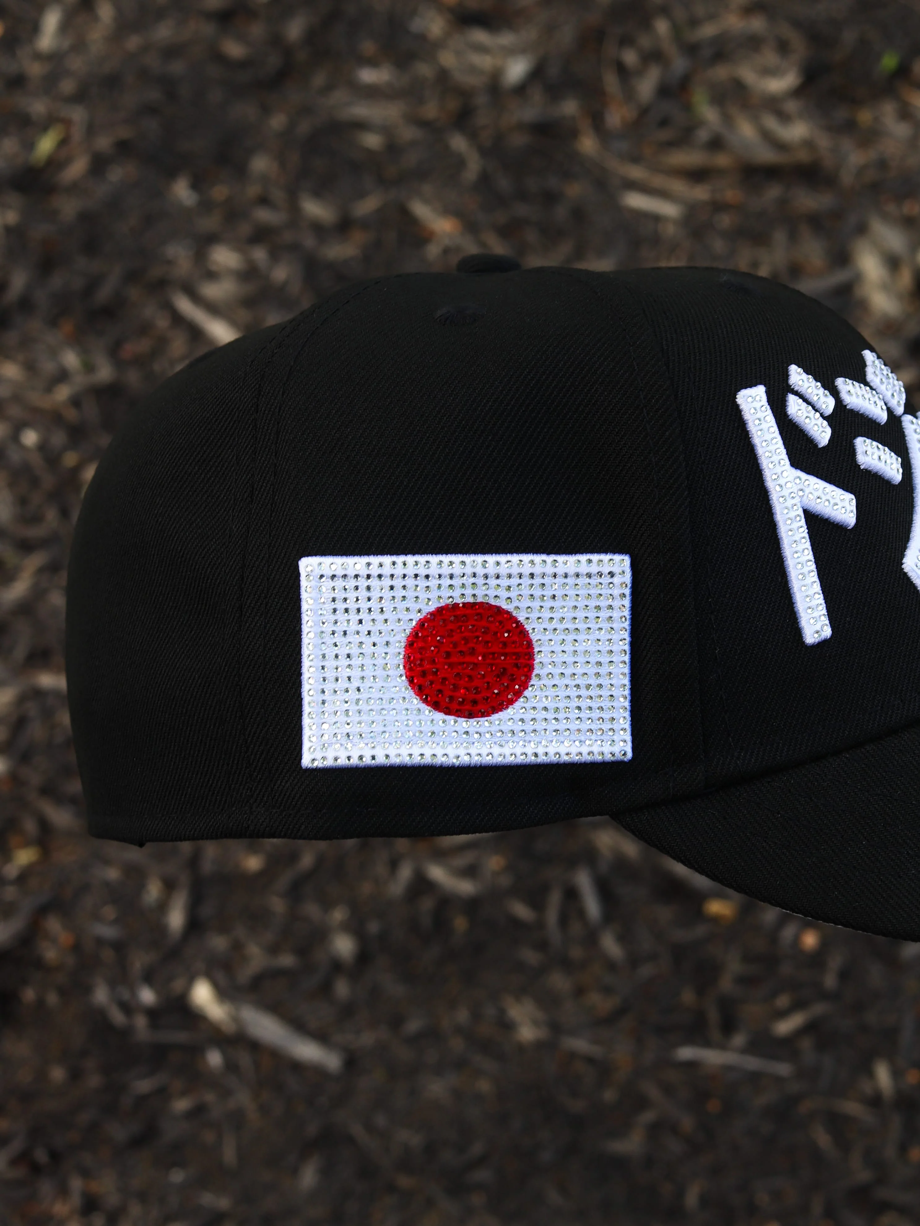 Rhinestones (Black) kanji dodgers - Image 3