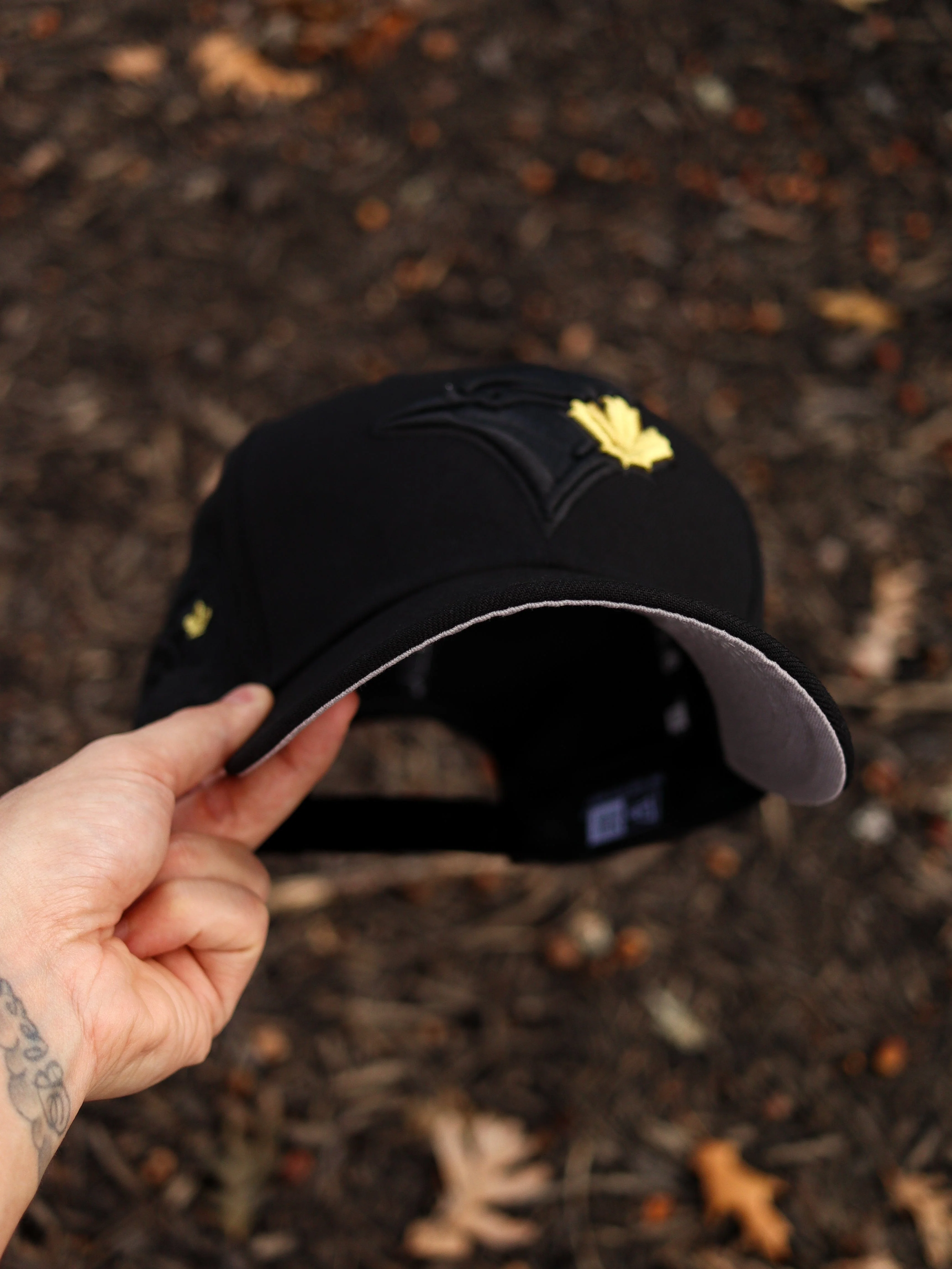 SnapBack (BLK/gold) blue Jays
