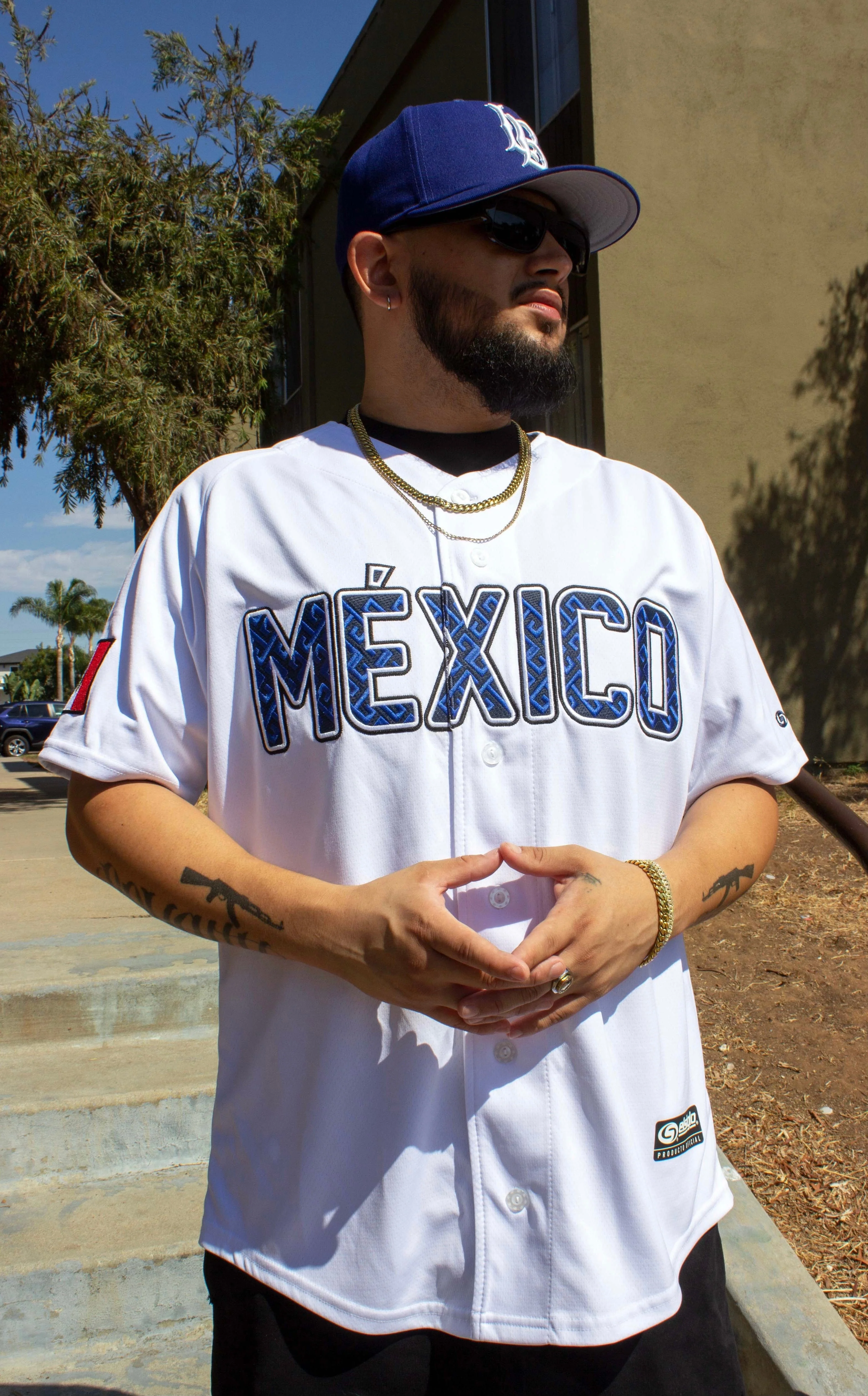 (White/Navy blue) Mexico Jersey - Image 7